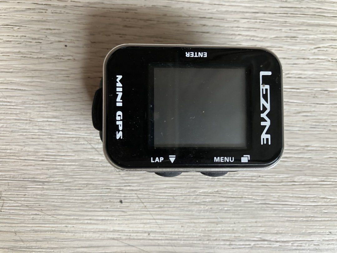 Lezyne Mini GPS Bike Computer Speedo meter cyclo computer with Mount (Category: Bicycles) located in Manila. Submitted by paulovince00510 (Listing ID 1470961756, Image 1). Description: - Compact Lezyne Mini GPS bike computer for tracking rides - Clean screen and buttons - Includes standard twist-lock mount for handlebars - Charges via standard port under rubber flap - Perfect for tracking speed, distance, and time on road or mountain bikes.