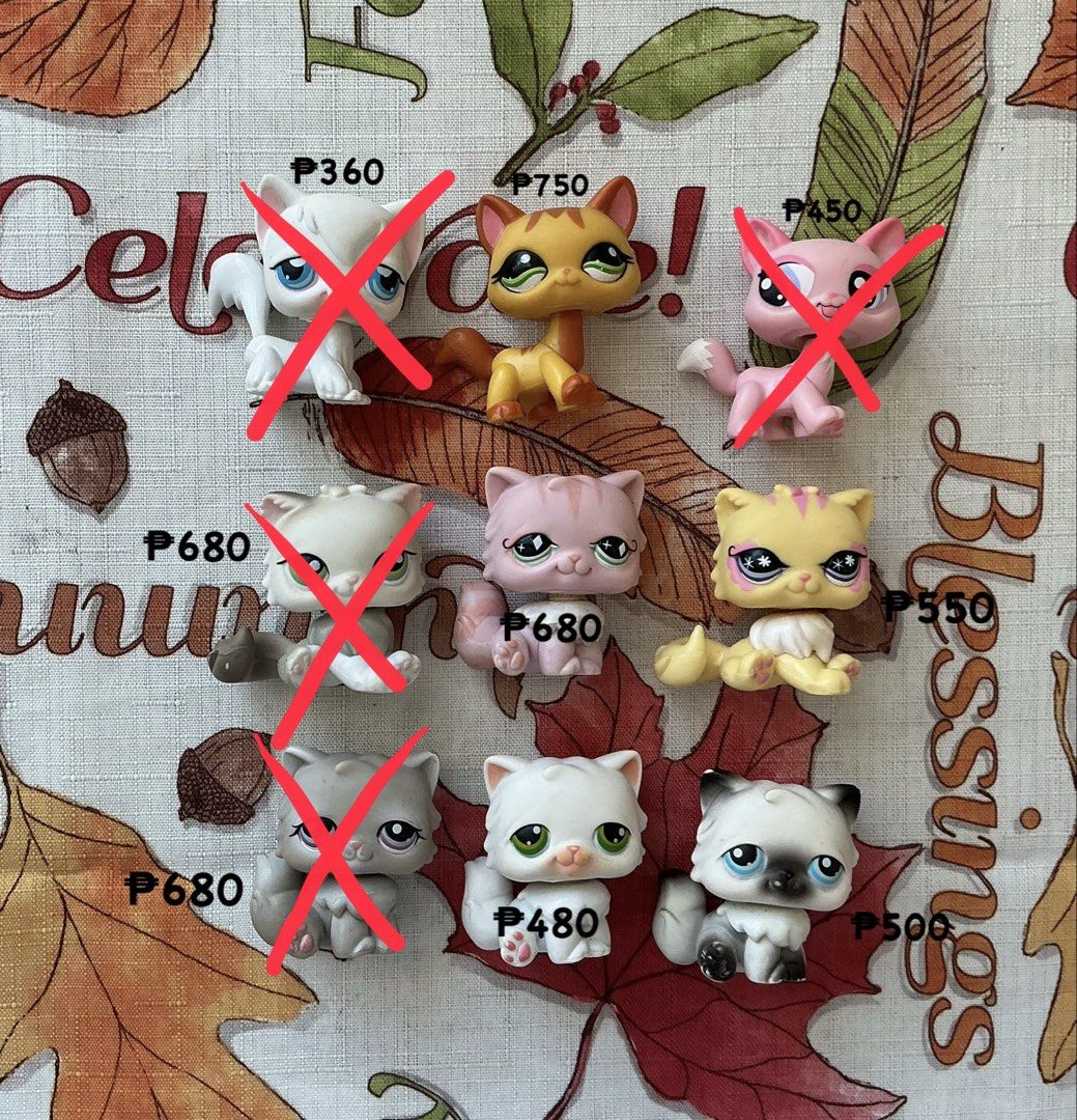 Littlest Pet Shop LPS Cats fs (Category: Figurines & Statues) located in Manila. Submitted by prelovedseekerph (Listing ID 1470984506, Image 1). Description: all are authentic and preloved mop gcash mod lbc .