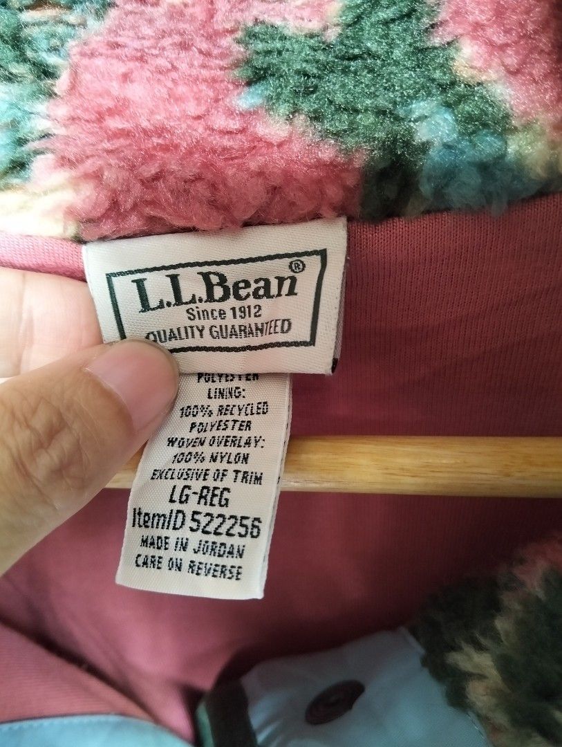l.l.bean PRINTED SHERPA FLEECE JACKET (Category: Coats, Jackets and Outerwear) located in Malolos. Submitted by rthrift2026 (Listing ID 1471034047, Image 3). Description: Brand: L.L.Bean (Legit with Item ID) • Size on Tag: LG-REG • Condition: Excellent used condition / As is condition. Wala pong kahit anong issue (no stains, holes, or rubs). • Reminder: Need wash lang po.