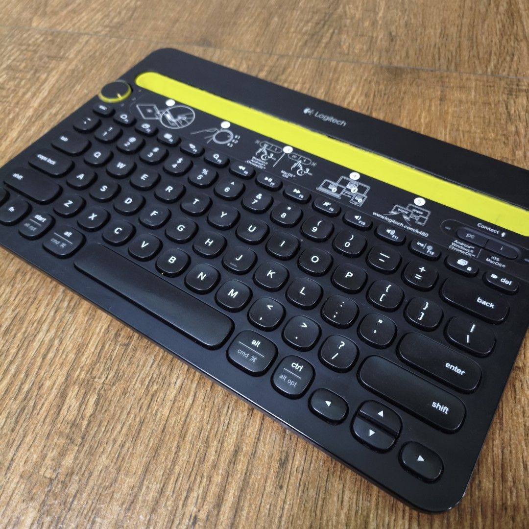 Logitech K480 Multi-Device Bluetooth Keyboard (Category: Computer Keyboard) located in Manila. Submitted by hj_wu01 (Listing ID 1470949843, Image 1). Description: - Logitech K80 Bluetooth Keyboard - RFS: Not being used anymore 📌 Negotiable 📌 Shipping fee should be shouldered by the buyer. 📌 Courier options: Lalamove, Grab, LBC 📌 Meet-up: Robinsons Place Manila 📌 Payment method: GCash, Maya Feel free to message 📨.