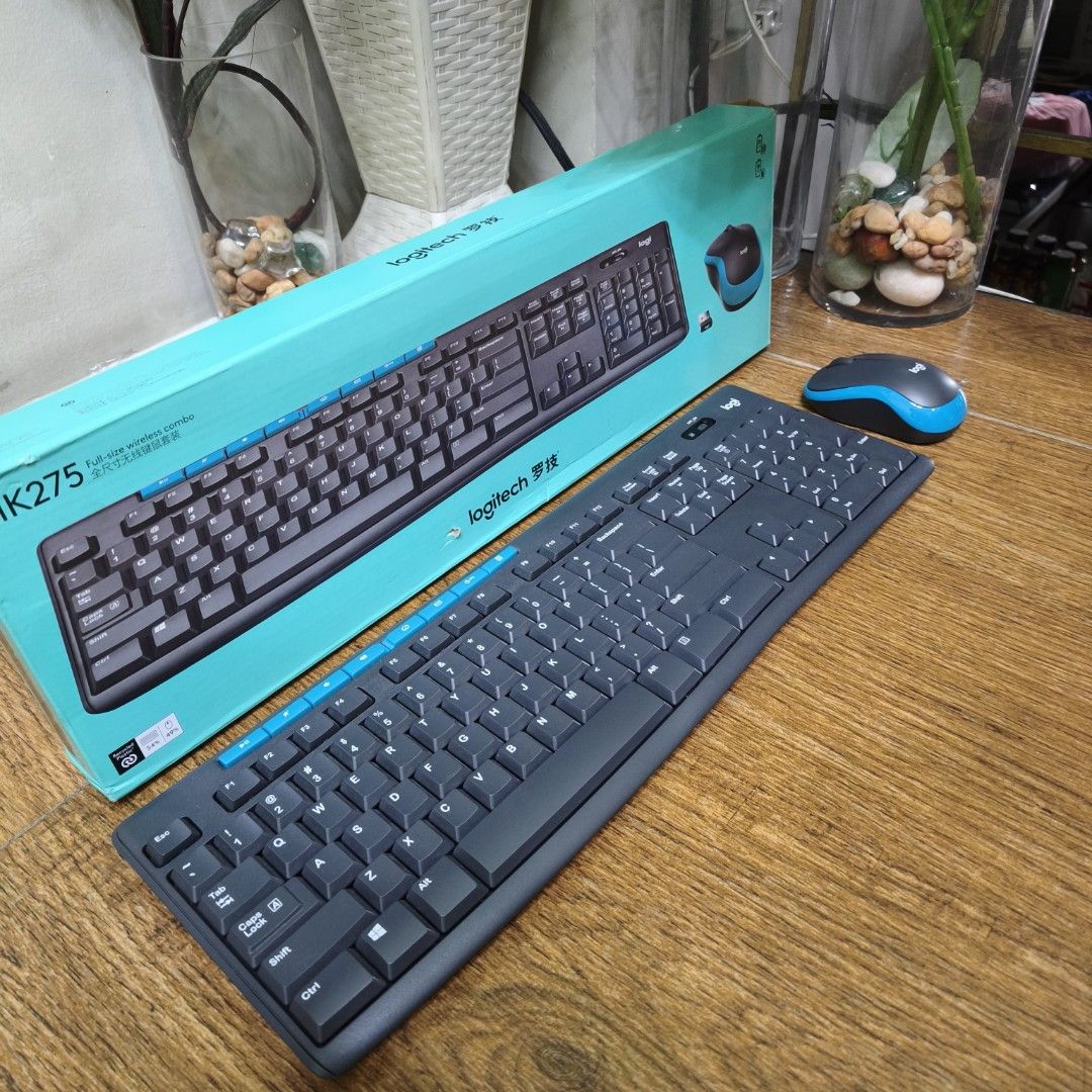 Logitech MK275 Wireless Keyboard and Mouse (Category: Computer Keyboard) located in Manila. Submitted by hj_wu01 (Listing ID 1470946977, Image 2). Description: - Logitech MK275 Full-Size Wireless Keyboard and Mouse -Comes with original box - Connectivity: wireless via USB receiver - RFS: Not being used anymore 📌 Negotiable 📌 Shipping fee should be shouldered by the buyer. 📌 Courier options: Lalamove, Grab, LBC 📌 Meet-up: Robinsons Place Manil