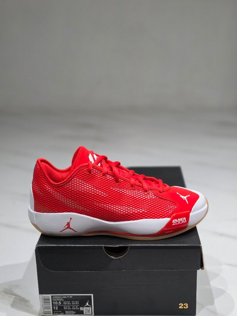 LUKA 77 RED (Category: Sneakers) located in Caloocan City. Submitted by 321soled (Listing ID 1470980638, Image 1). Description: for sale/trade luka 77 red size 10.5 used / complete 2,495 south caloocan area ig/fb: 321soled.