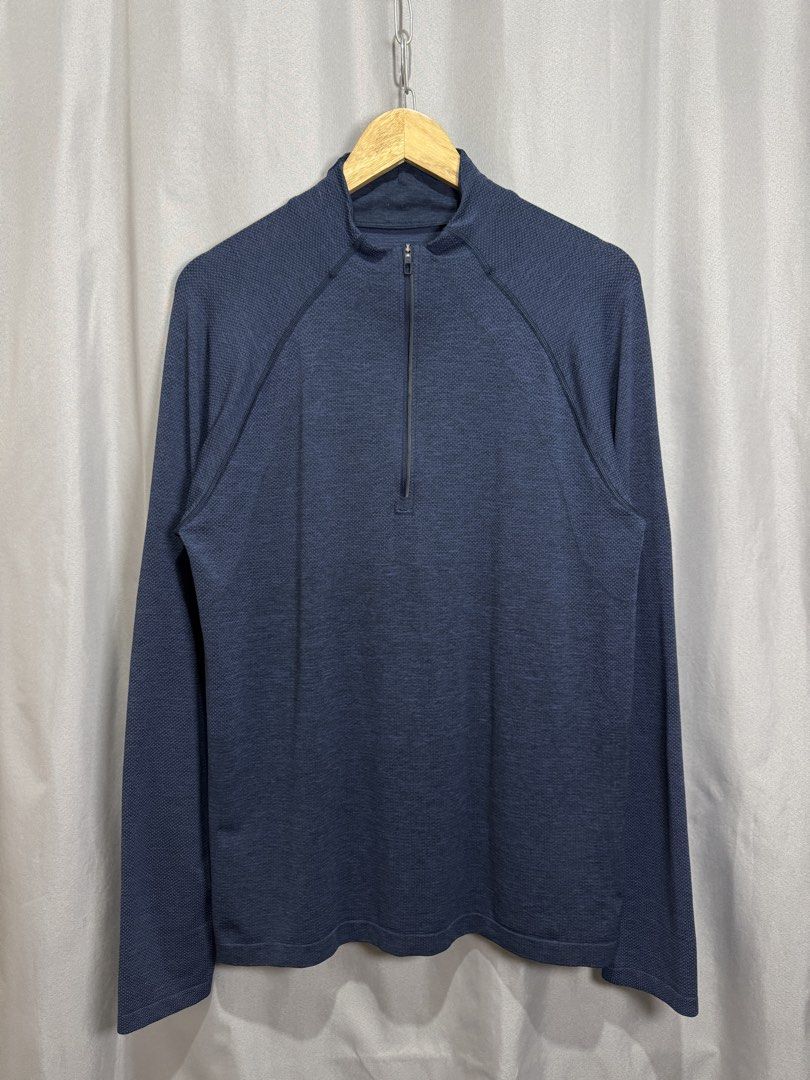 Lululemon Metal Vent Tech Half Zip (Category: Activewear) located in Meycauayan. Submitted by itstimothrifts (Listing ID 1471005635, Image 3). Description: Lululemon Metal Vent Tech Half Zip Excellent Condition Cut Maintag Large on tag W 20.5 L 28.5.