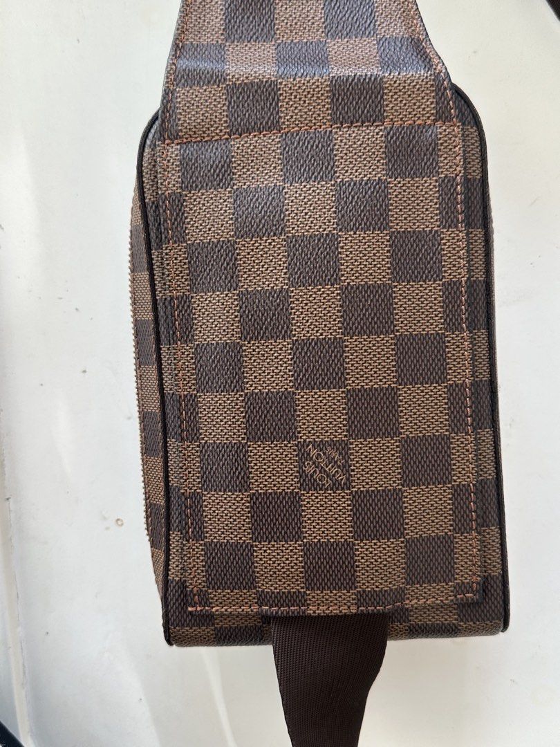 LV Geronimos Damier Ebene (Category: Luxury Bags & Wallets) located in Quezon City. Submitted by nancdmd (Listing ID 1471011658, Image 3). Description: LV Geronimos for sale Damier Ebene Guaranteed authentic or your money back Date code CA0045 .