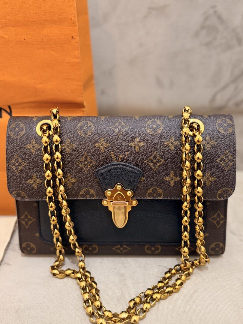LV Monogram Victorie Black! (Category: Luxury Bags & Wallets) located in Taguig. Submitted by amandababyy (Listing ID 1470960264, Image 3). Description: Selling my pre owned LV Victorie Bag (black) Bought this in Kuala Lumpur! NO ISSUES STILL IN PRISTINE CONDITION! Last Price: 85,000 php non negotiable .