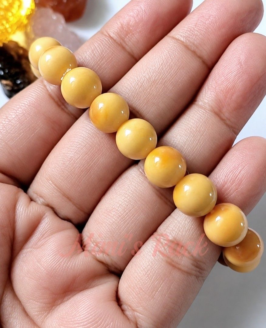 Mango Alashan Natural Stone Bracelet 9mm (Category: Bracelets) located in Taguig. Submitted by mimisrack (Listing ID 1471000652, Image 3). Description: 💛💰 Wealth & Abundance — symbolizes prosperity, financial growth, and welcoming new opportunities. 🍀 Good Luck & Fortune — traditionally associated with blessings, success, and favorable outcomes. ☀️ Happiness & Positivity — its warm mango-orange tones represent joy, optimism, and uplifting ener