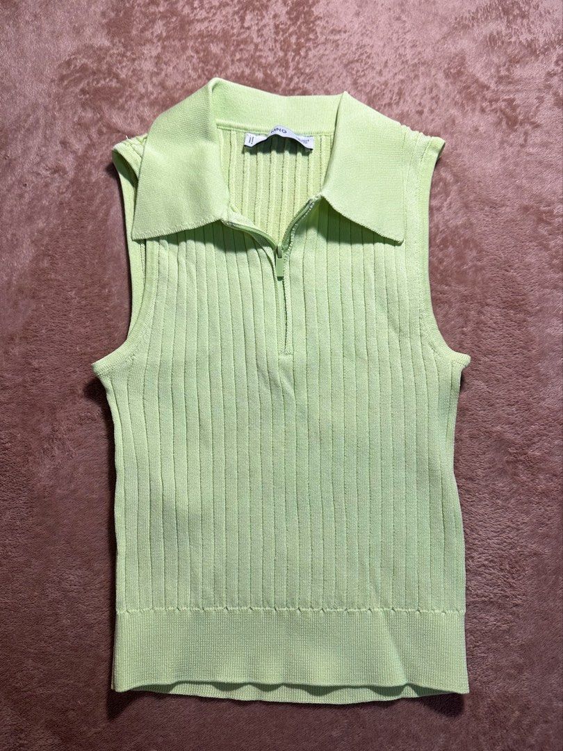 MANGO NEON COLLARED TOP (Category: Others Tops) located in Cavite. Submitted by prelovedbyreluv (Listing ID 1471077780, Image 1). Description: stretchable .