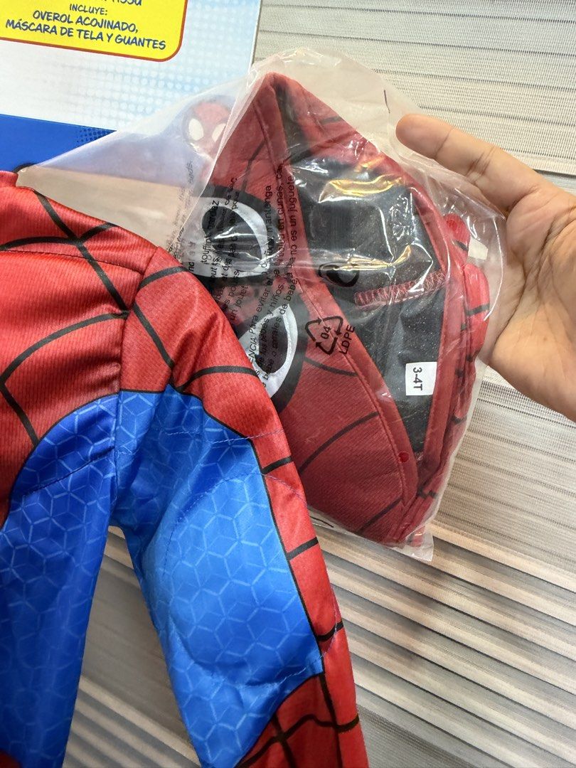 Marvel Spiderman Costume 3-4T (Category: Babies & Kids Fashion) located in San Mateo. Submitted by eulahs_clothing_boutique (Listing ID 1470947639, Image 2). Description: 1 DAY RESERVATION ONLY! NO PAYMENT - NO SHIPPING LAST PRICE POSTED!! Courier: J&T, Lalamove/Grab Express Payment Method: Gcash or Maribank.