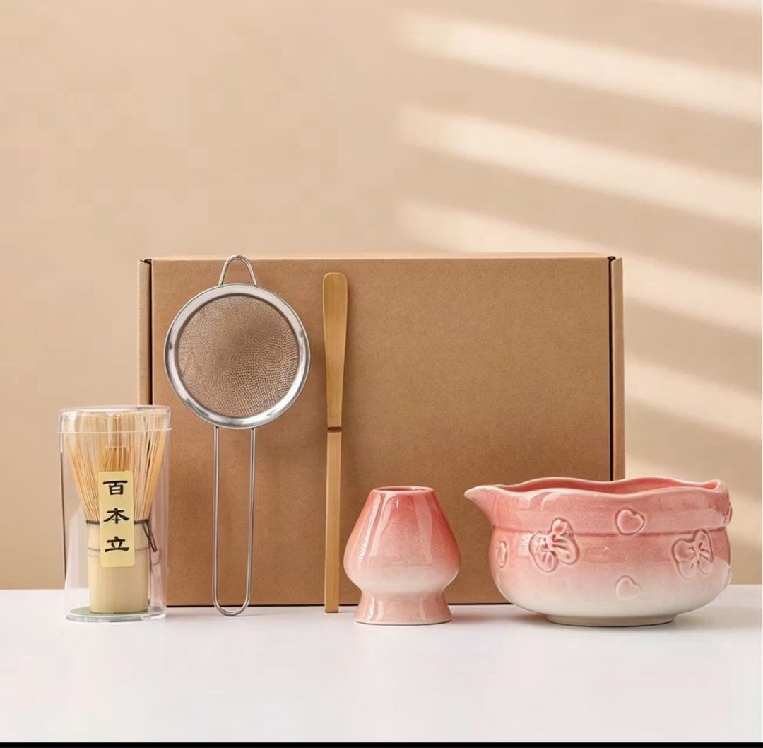 Matcha Coquette Pink Bowl Set 5pcs (Category: Other Food & Drinks) located in Mandaluyong City. Submitted by curatedbyshamie (Listing ID 1471052504, Image 1). Description: .