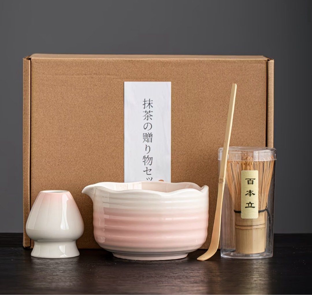 Matcha Pink Bowl Set 5pcs (Category: Other Food & Drinks) located in Mandaluyong City. Submitted by curatedbyshamie (Listing ID 1471052649, Image 1). Description: .