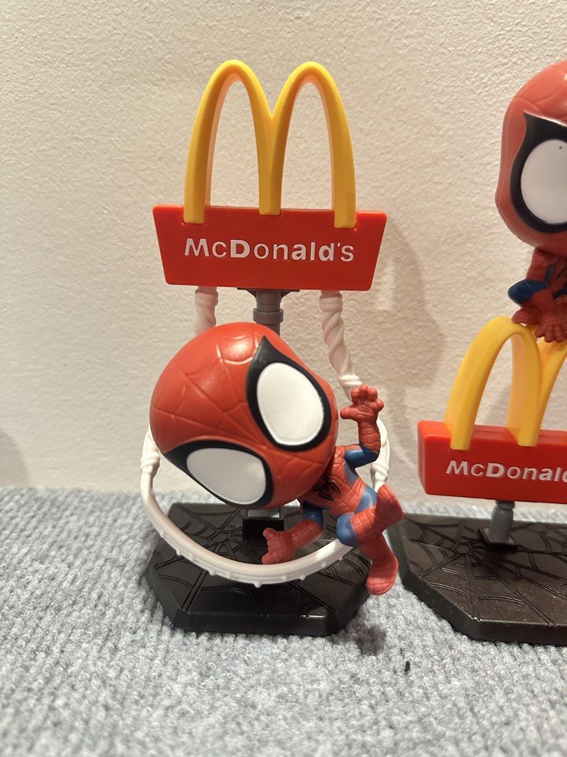 McDonald’s Happy Meal (Category: Kids Toys) located in Angeles City. Submitted by royal_vintage_thriftshop (Listing ID 1471041826, Image 2). Description: McDonald’s Happy Meal / ‘Spider-Man: Brand New Day’ Collection Figures All set 1k No box only toy.