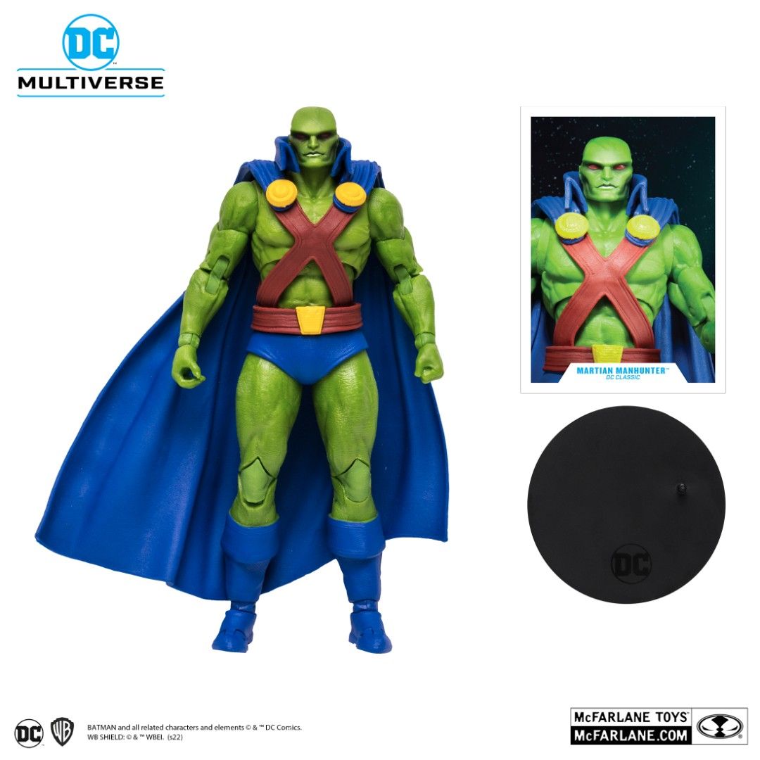 Used Books Store Dc McFarlane Toys DC Multiverse Martian Manhunter Gold label Action Figure ...