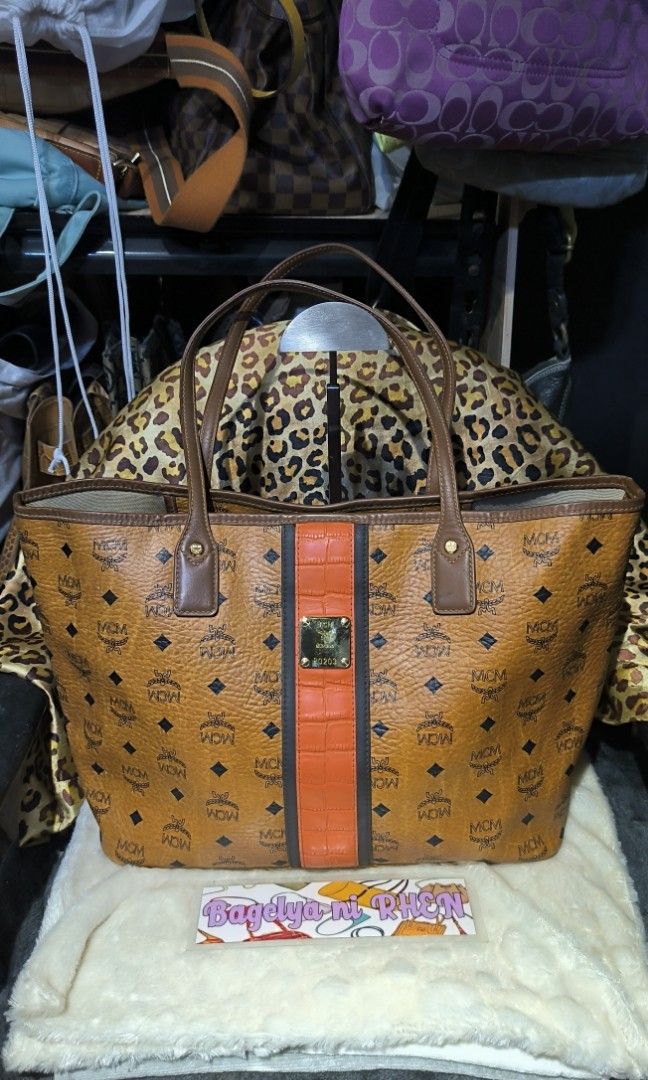 MCM Cognac Tote Bag (Category: Tote Bags) located in Quezon City. Submitted by 88bagelya_ni_rhen88 (Listing ID 1471059957, Image 1). Description: .
