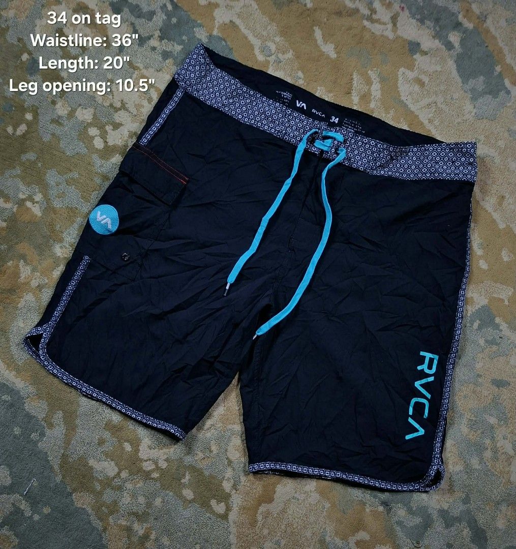Men's rvca nylon board short (Category: Swim Trunks & Board Shorts) located in Tagaytay City. Submitted by joyjavier1230 (Listing ID 1471115256, Image 1). Description: Men's RVCA nylon Board Short In excellent condition No issues 9.5/10 color rate 34 on tag Waistline:36" Length:20" Leg opening:10.5" Authentic ✅✅✅ 450 +shipping fee Location: Tagaytay Shipping via jnt MOP: gcash DM to purchase 📩📩📩.