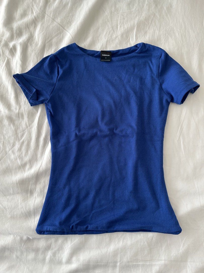 mera light and dark blue top bundle (Category: Blouses) located in Quezon City. Submitted by 49diam (Listing ID 1470963637, Image 2). Description: 2 for 100 sf shouldered by buyer.