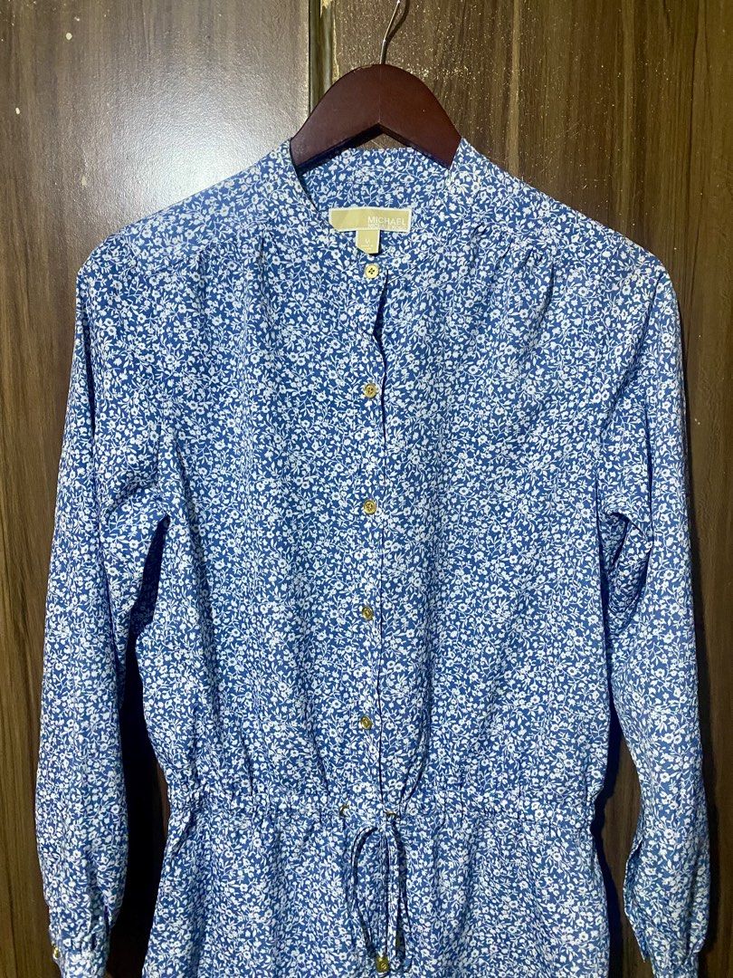 Michael Kors Blue Dainty Prints Romper (Category: Rompers) located in Quezon City. Submitted by ysabellashoppe (Listing ID 1471038751, Image 3). Description: New tag removed Michael Kors Blue Dainty Prints Romper. Size Medium . .