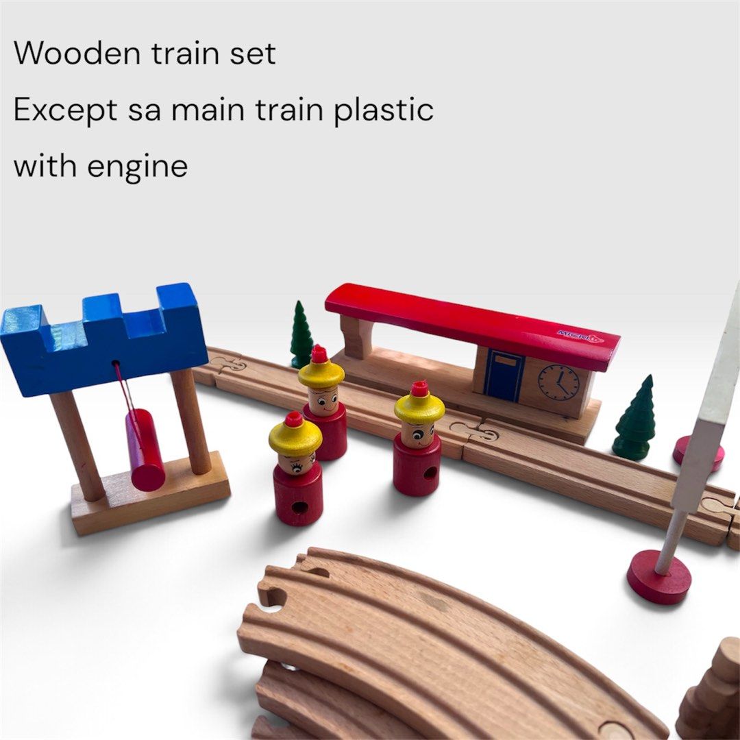 Micki and Ikea wooden train set (Category: Vehicle & Diecast Models) located in Zamboanga. Submitted by lcomprendio26013 (Listing ID 1470994938, Image 3). Description: PLEASE READ THE DESCRIPTION BEFORE YOU ORDER OR CHAT ME👍 AUTHENTIC Brand: micki and ikea Click link for video https://youtu.be/Q0I4QkfG3Io?si=5U-IDRJf-thycz8E 📢pay today,ship out tomorrow 📢All picture posted are actual item that will you get 📢📢pg hnd aq makarply dto sa carouse