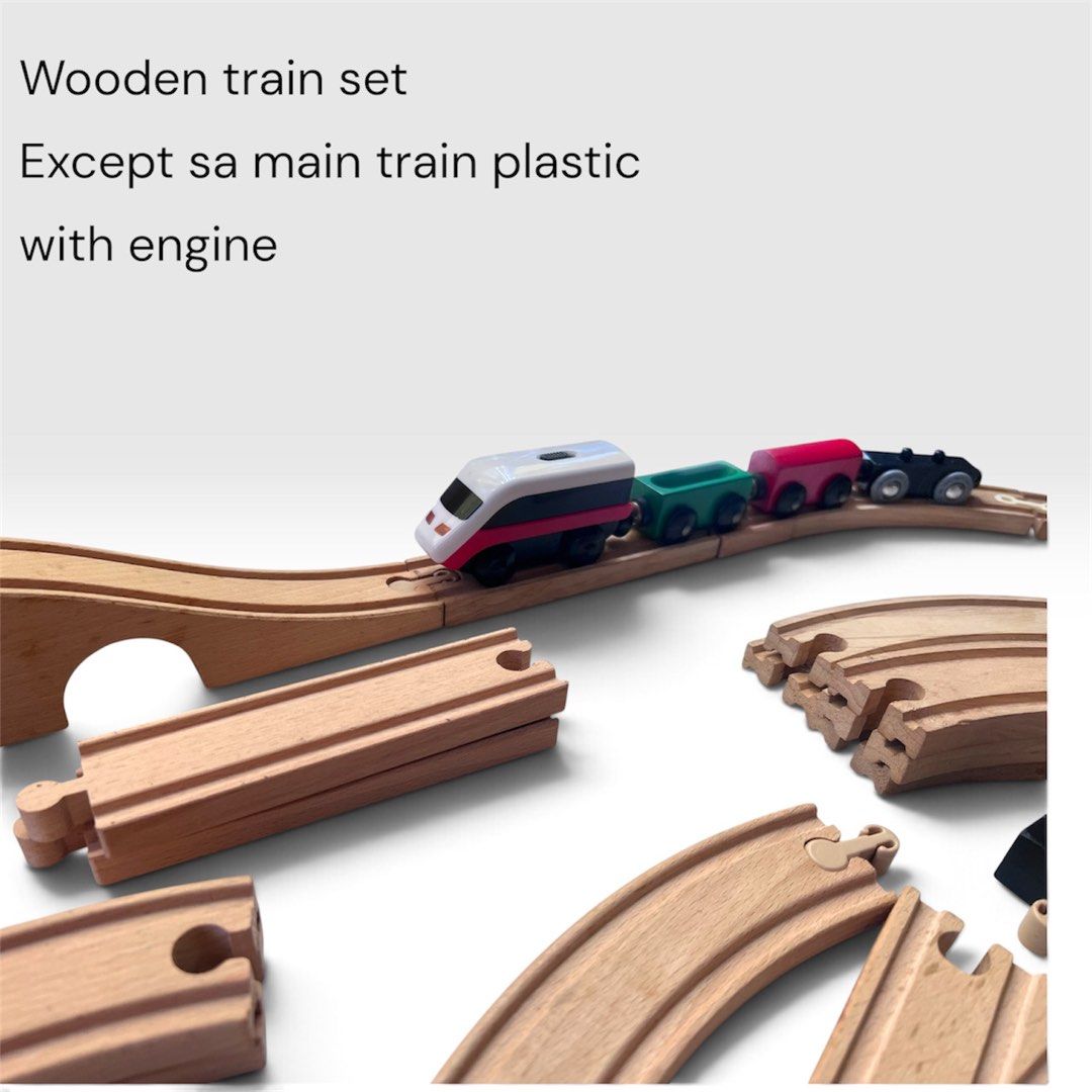 Micki and Ikea wooden train set (Category: Vehicle & Diecast Models) located in Zamboanga. Submitted by lcomprendio26013 (Listing ID 1470994938, Image 2). Description: PLEASE READ THE DESCRIPTION BEFORE YOU ORDER OR CHAT ME👍 AUTHENTIC Brand: micki and ikea Click link for video https://youtu.be/Q0I4QkfG3Io?si=5U-IDRJf-thycz8E 📢pay today,ship out tomorrow 📢All picture posted are actual item that will you get 📢📢pg hnd aq makarply dto sa carouse