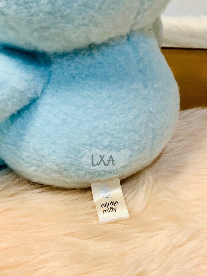 Miffy Light Blue Terry 3rd Round (Category: Plushies & Soft Toys) located in Manila. Submitted by lxacuddlecapsule (Listing ID 1471077479, Image 2). Description: 🧸ྀི no papertag 🧸ྀི no flaws/stain 🛍️ PLEASE READ BEFORE PURCHASING ✨ Item Information • Authentic imported items from Japan unless stated otherwise. • Please review all photos carefully before purchasing. • Colors may vary slightly due to lighting and screen settings. 💳 Payment ✔ GC