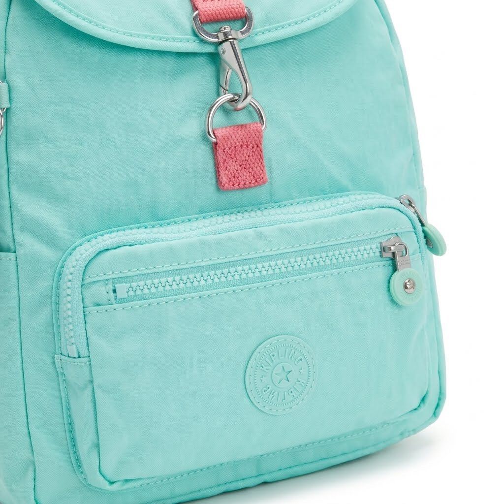 Mint-green and Pink Kipling Premium Nylon Backpack (Category: Backpacks) located in Mangaldan. Submitted by janzyvi (Listing ID 1471115924, Image 3). Description: .