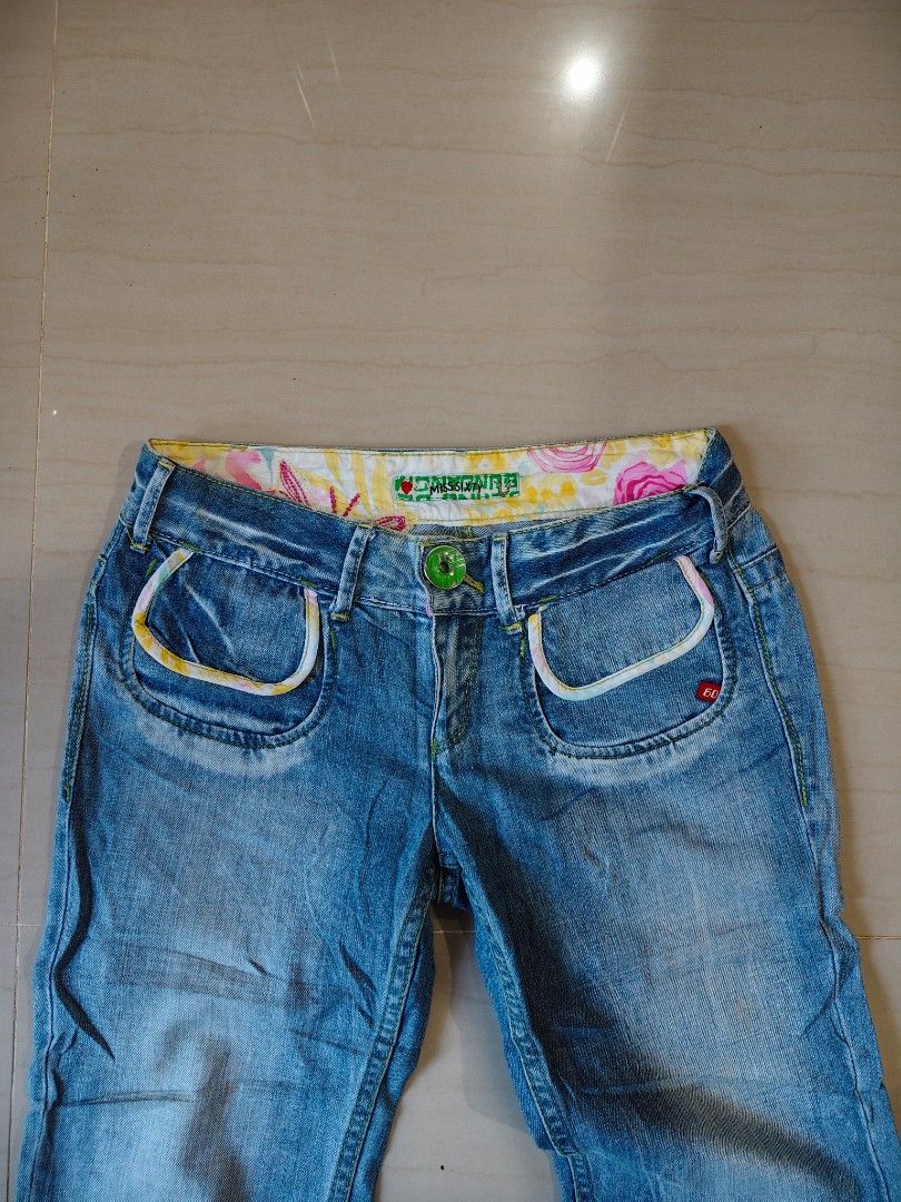 Miss Sixty y2k Bootcut Flared Jeans (Category: Jeans) located in Iloilo. Submitted by branded-boy0422_16 (Listing ID 1470969321, Image 3). Description: Actual Size W: 28-29 L: 40 LO: 9 Excellent to as new no issue.