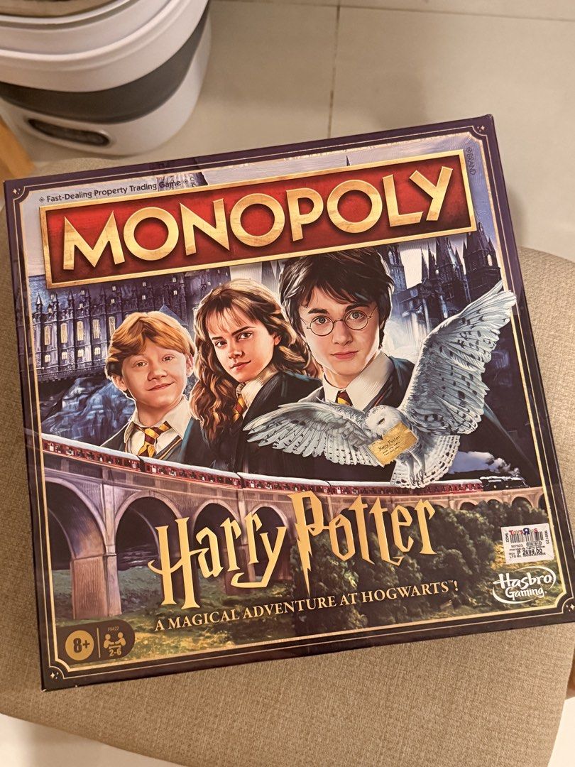 Monopoly Harry Potter Board Game (Category: Board Games & Puzzles) located in Mandaluyong City. Submitted by ohayouclub (Listing ID 1471046541, Image 1). Description: - with complete pieces - in excellent condition.