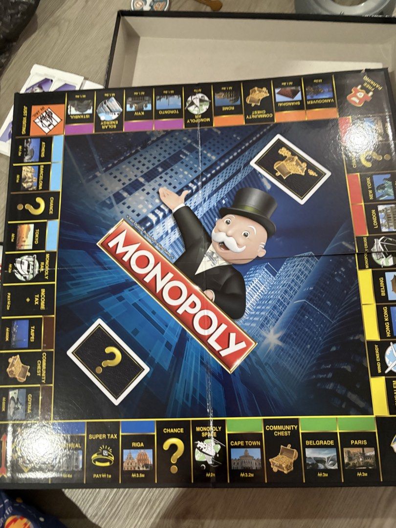 Monopoly Ultimate Banking Board Game (Category: Board Games & Puzzles) located in Manila. Submitted by ruizaaa (Listing ID 1470940105, Image 2). Description: • open already • items are complete • check other board games for negotiation • issue: the bank battery part got rusted.