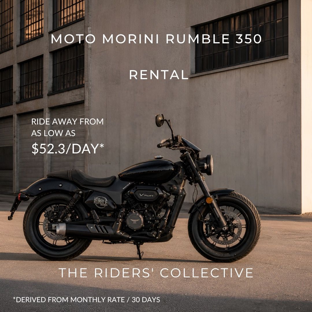 Moto Morini Rumble 350 Rental Singapore | Class 2A, Motorcycles ...