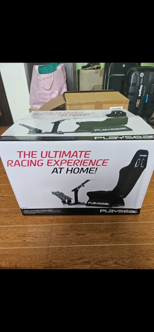 Moza Racing Simulator Rig with Playseat Cockpit (Category: Controllers) located in Muntinlupa City. Submitted by wsgb1227 (Listing ID 1471081550, Image 3). Description: - Complete ready-to-race sim setup - Moza Racing direct drive wheel base and steering wheel - Sturdy Playseat cockpit with integrated pedal deck - Comfortable racing bucket seat included - Fully wired for PC and console plug-and-play - Selling due to upgrade.