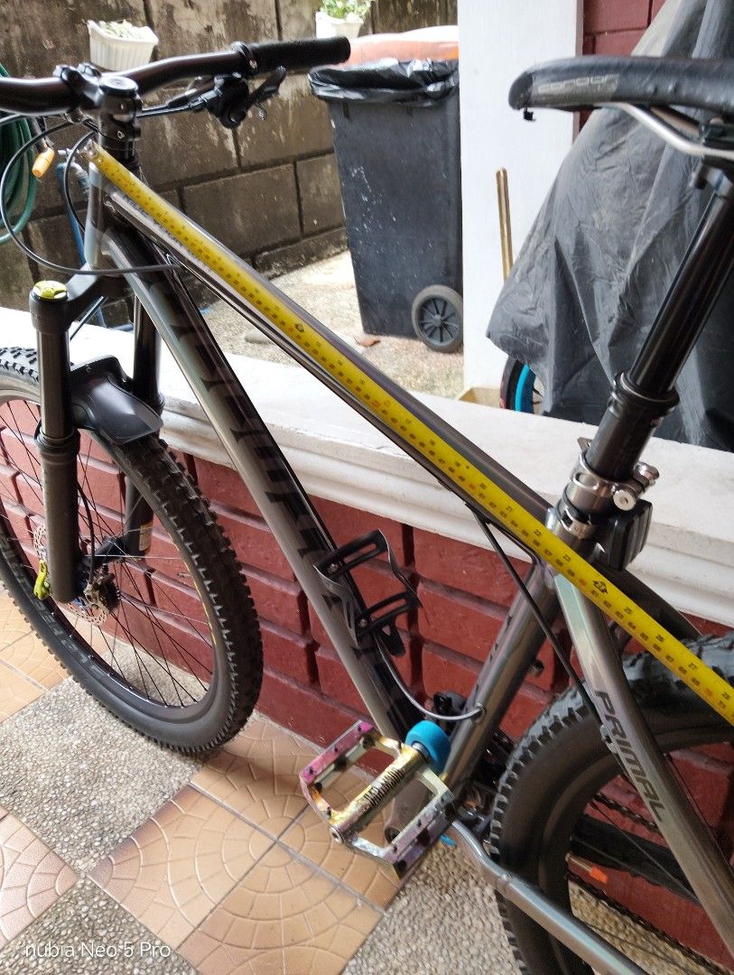 MTB eNdUrO HaRdTaIl (Category: Bicycles) located in Manila. Submitted by keenfalcon.1e9283 (Listing ID 1470964076, Image 3). Description: Dartmoor Bicycle Frame Dartmoor wheelset Dartmoor Pedal Dartmoor Grips Dartmoor Head set Shimano XTR Groupset - FD - RD - Brake Levers - Crankset - Rear Disc Brake - Front Disc Brake Token bottom bracket Fifty 50 chain ring Hope Front and Rear Brake Discs +1 Wolf Tooth Cassette Carbon Branta Handle Bars Carbon 