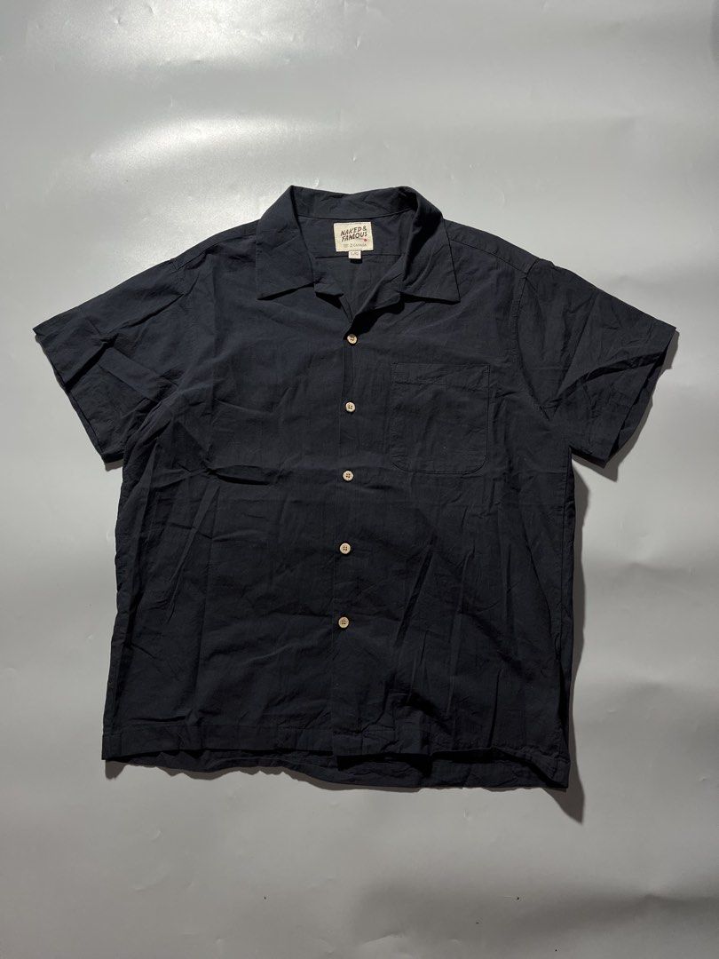 Naked & Famous Casual Button Down Polo (Category: Tshirts & Polo Shirts ) located in Quezon City. Submitted by metro_junkie.ph (Listing ID 1471064068, Image 1). Description: Naked & Famous Casual Button Down Polo Size Large on Tag (22 x 28.5) Excellent Condition No any Flaw/Issue(s) All Detail Posted 480 + SF.