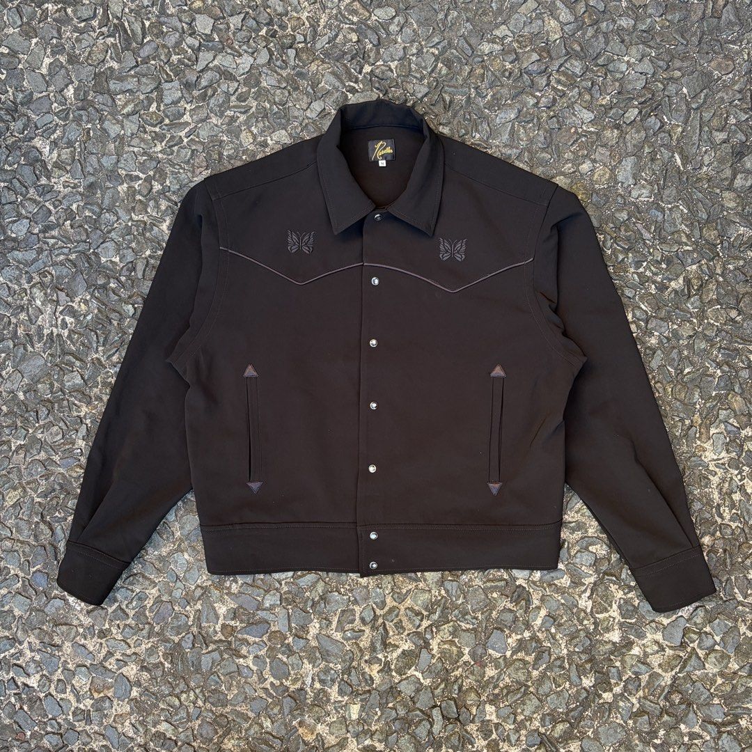 Needles Piping Cowboy Jacket (Category: Coats, Jackets and Outerwear) located in Manila. Submitted by stablesource (Listing ID 1471015518, Image 1). Description: Needles Piping Cowboy Jacket Size Medium Dimension: 23 Width 25 Length Needwash Kindly Check All Details Before Purchase🤝.