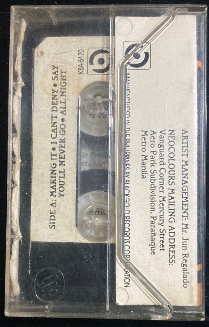 NEOCOLOURS Making It PHILIPPINES Cassette Tape (Category: CDs & DVDs) located in Manila. Submitted by musika_pilipinas (Listing ID 1471016044, Image 2). Description: Play Tested.