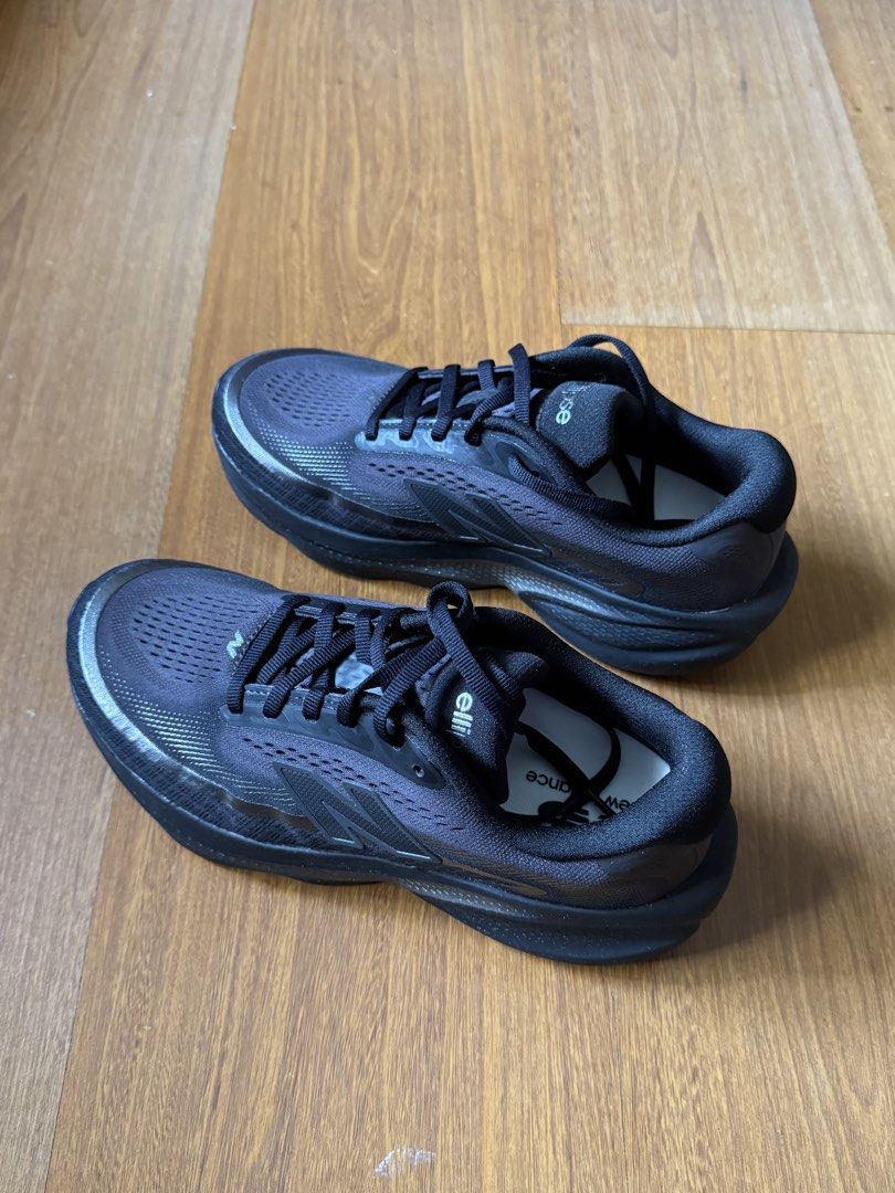 New Balance Ellipse Black Sneakers (Category: Sneakers) located in Quezon City. Submitted by jingjing93 (Listing ID 1470969621, Image 3). Description: - Brand: New Balance - Model: Ellipse Fresh Foam - Color: All Black - Size: US Women 6.5 / US Men 5 / UK 4.5 / EU 37 (23.5 cm) - Condition: like new once used - Features: Sleek athletic design, textured mesh upper, trendy chunky sole - bought in taiwan april 2026 - NO BOX.