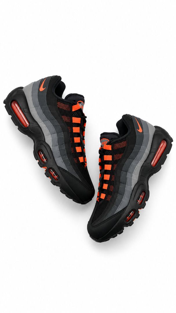 Nike Air Max 95 Reverse Crimson (Category: Sneakers) located in San Fernando. Submitted by fynder (Listing ID 1471113177, Image 2). Description: Nike Air Max 95 Reverse Crimson Auth With Box Size: 40 - 46 Limited Stock Only Cop now! 💬 DM for more Photos or Size Chart 📦 Fast processing (Air cargo freight) 💬 More drops daily on IG: @fynder1 🔒 Buyer protection through Carousell — shop with confidence.