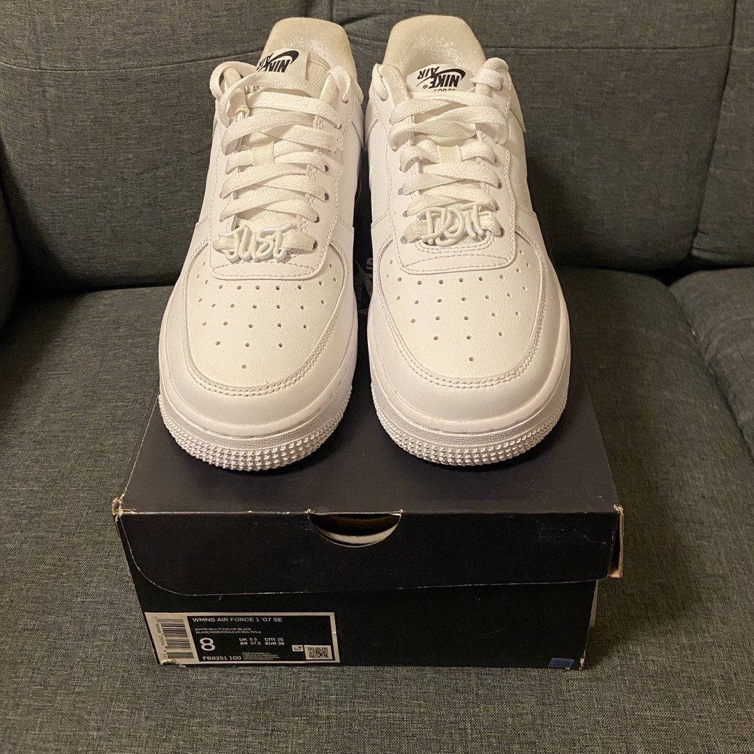 Nike Airforce 1 Womens '07 SE (Category: Sneakers) located in Manila. Submitted by beegoddamn (Listing ID 1471060636, Image 2). Description: Nike Air Force 1 Wmns ’07 SE - Women's US 8 Authentic Brand new, fitted only. Selling for 4,000 (6,295 srp).