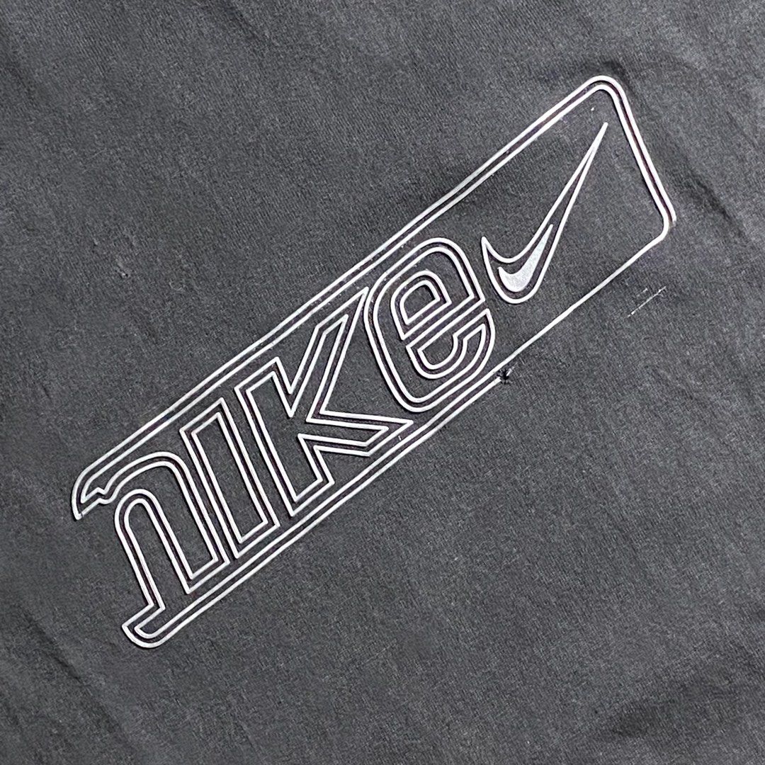 Nike Mid Script Retro Style Shirt (Category: Tshirts & Polo Shirts ) located in Manila. Submitted by curatedvg. (Listing ID 1471068693, Image 3). Description: Nike Mid Script Retro Style Shirt Dimensions (laid flat): Pit to Pit: 20.25” Length: 29.25” [Cut tag] Flaws: medyo namumuti & 1 pinhole Color Rate: 9-9.5/10 Condition: WELL USED COLOR MAY VARY DUE TO LIGHTING! Helping a friend ❗️.