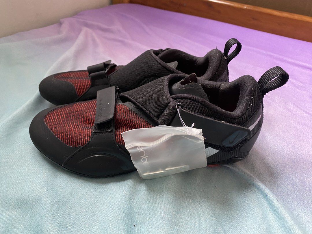 Nike SuperRep Cycle Indoor Cycling Shoes (Category: Other Sports Equipment and Supplies) located in Manila. Submitted by orns.ads (Listing ID 1470981585, Image 2). Description: Nike SuperRep Cycle Indoor Cycling Shoes Price: ₱2,500 (Negotiable) * Brand: Nike * Model: SuperRep Cycle * Color: Black / Red-Orange * Size: US 10 / EU 42 * Condition: Excellent * Inclusions: Shoes and included accessories Designed for indoor cycling and stationary bike w