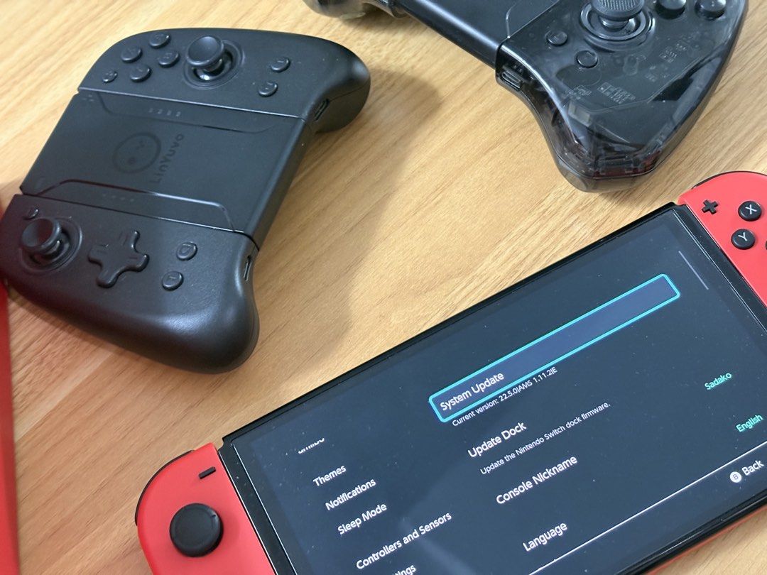 Nintendo Switch OLED Mario Edition (modded) - 512GB (Category: Nintendo) located in Manila. Submitted by jasperestrada (Listing ID 1470965972, Image 2). Description: 🔍 Inclusions: - Nintendo Switch OLED with used box - Original Joycons - Charger, Grip, Dock - tempered glass - installed - 2 Linyuvo Controllers - 512GB microsd - Jailbroken Firmware 22.5.0 | AMS 1.11.2 (dual boot, FPS locker, sysclock, cheats, themes, chiaki, master volume) with 89