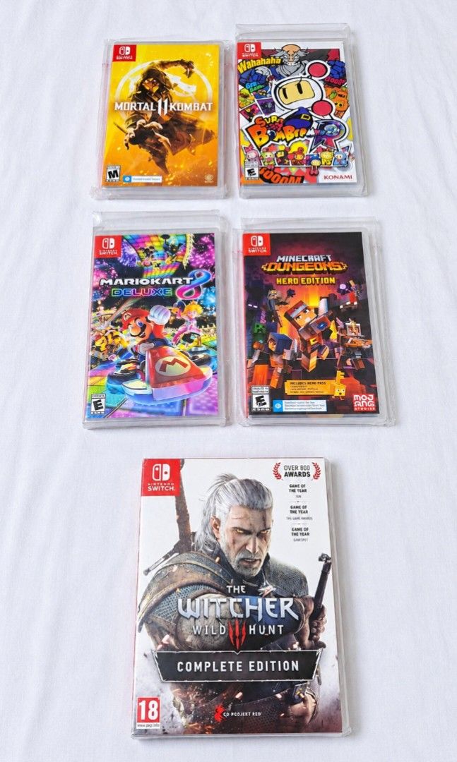 Nintendo Switch OLED Model White with Games and Accessories (Category: Nintendo) located in Marikina City. Submitted by heydjsm (Listing ID 1471071358, Image 2). Description: RUSH SALE SWITCH OLED BUNDLE Switch OLED in brand new condition complete with box and original nintendo accessories NO ISSUES, LIKE BUYING A NEW SWITCH Selling all for 20k only GAMES AND ACCESSORIES worth 13k -Mario Kart 8 Deluxe -2595 -The Witcher 3 Limited Edition Rare -24