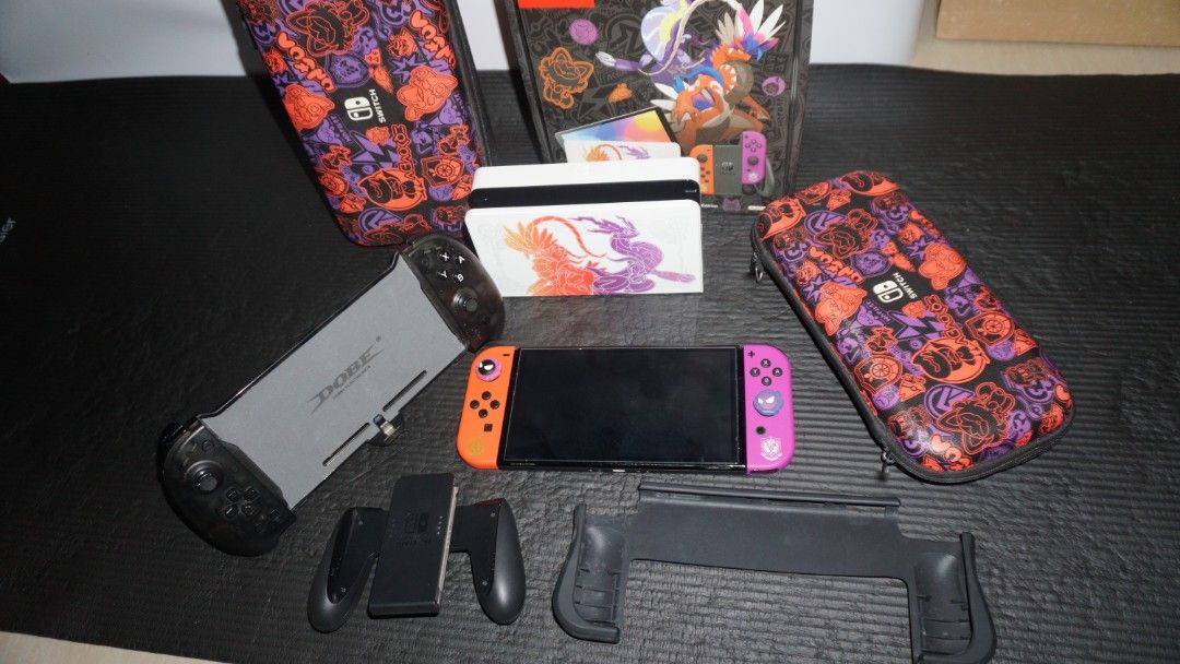 Nintendo Switch Oled Pokemon Edition (Category: Nintendo) located in Manila. Submitted by shutter.clicker (Listing ID 1470990648, Image 2). Description: Nintendo Switch OLED Pokemon Scarlet & Violet Edition *** LAST PRICE POSTED ❗❗❗ Personal used joycon hindi masyado nagamit since mas gusto gamitan ng external controller NO MEMORY CARD INCLUDED NO GAMES INCLUDED MOP: Gcash, Bank transfer para hindi hassle magdala ng cash Inclusions: Box Switch OL