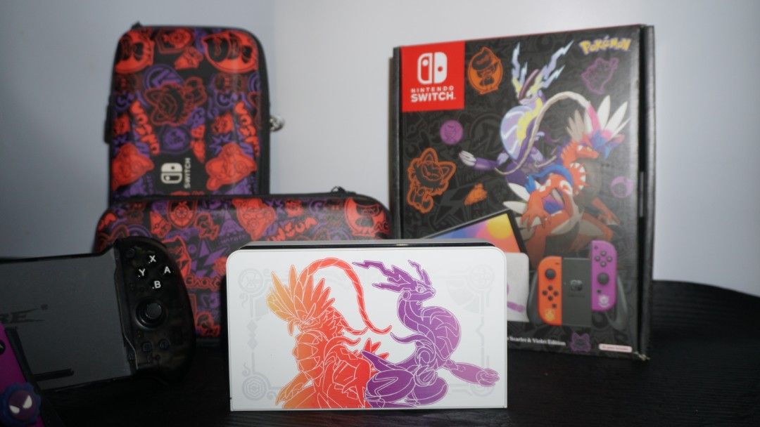 Nintendo Switch Oled Pokemon Edition (Category: Nintendo) located in Manila. Submitted by shutter.clicker (Listing ID 1470990648, Image 3). Description: Nintendo Switch OLED Pokemon Scarlet & Violet Edition *** LAST PRICE POSTED ❗❗❗ Personal used joycon hindi masyado nagamit since mas gusto gamitan ng external controller NO MEMORY CARD INCLUDED NO GAMES INCLUDED MOP: Gcash, Bank transfer para hindi hassle magdala ng cash Inclusions: Box Switch OL