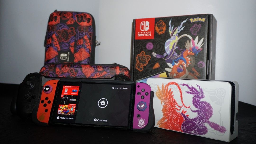 Nintendo Switch Oled Pokemon Edition (Category: Nintendo) located in Manila. Submitted by shutter.clicker (Listing ID 1470990648, Image 1). Description: Nintendo Switch OLED Pokemon Scarlet & Violet Edition *** LAST PRICE POSTED ❗❗❗ Personal used joycon hindi masyado nagamit since mas gusto gamitan ng external controller NO MEMORY CARD INCLUDED NO GAMES INCLUDED MOP: Gcash, Bank transfer para hindi hassle magdala ng cash Inclusions: Box Switch OL