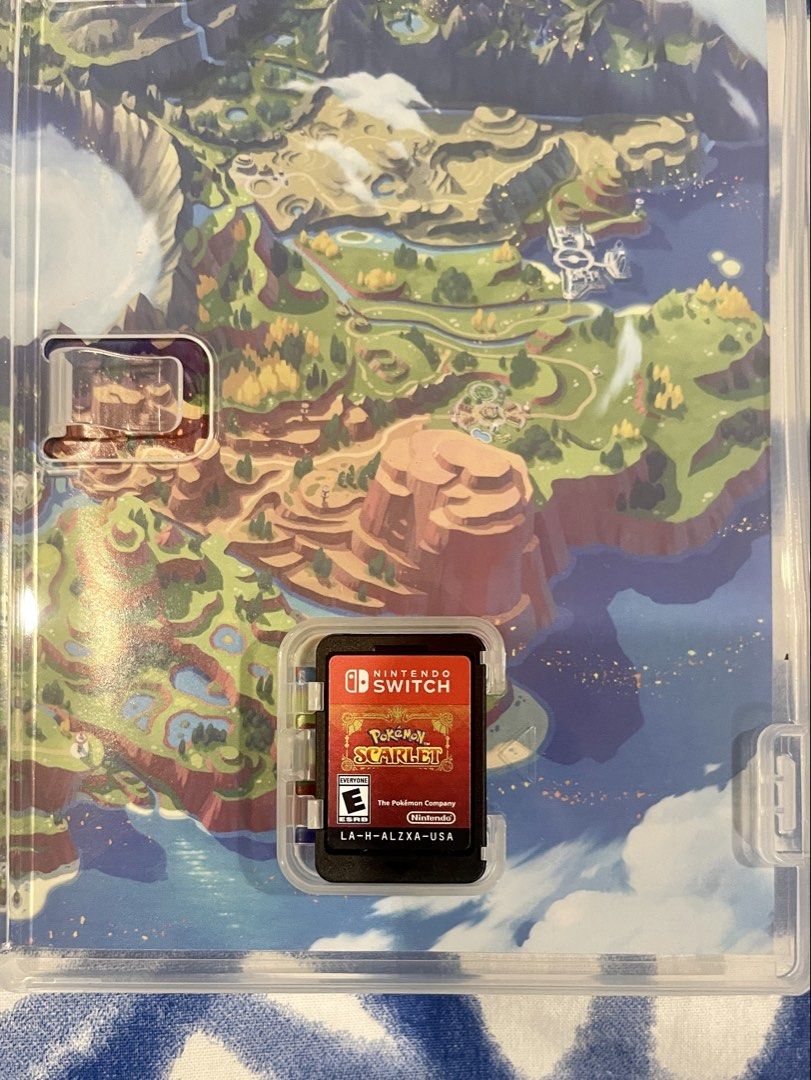 Nintendo Switch Pokemon Scarlet (Category: Nintendo) located in Marikina City. Submitted by menggufinds (Listing ID 1470942078, Image 3). Description: For Sale: Pokemon Scarlet Nintendo Switch physical game cartridge Rfs: finished the game. ✅.