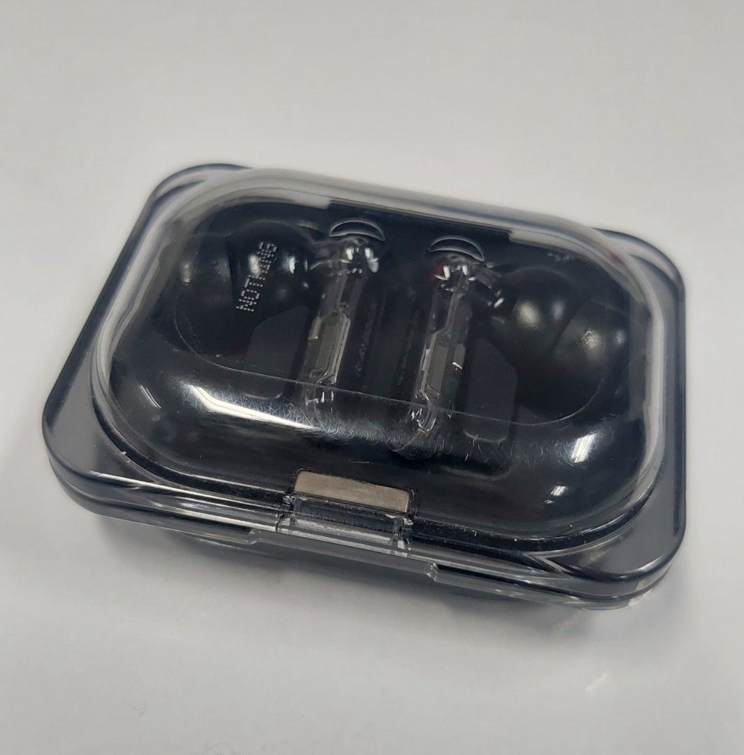 Nothing Ear (a) Black Wireless Earbuds (Category: Earphones) located in Makati City. Submitted by kamotejoe (Listing ID 1471099809, Image 1). Description: Selling Nothing Ear (a) Wireless Earbuds (Black) selling for 2600 Unit only Location Betterliving Parañaque.