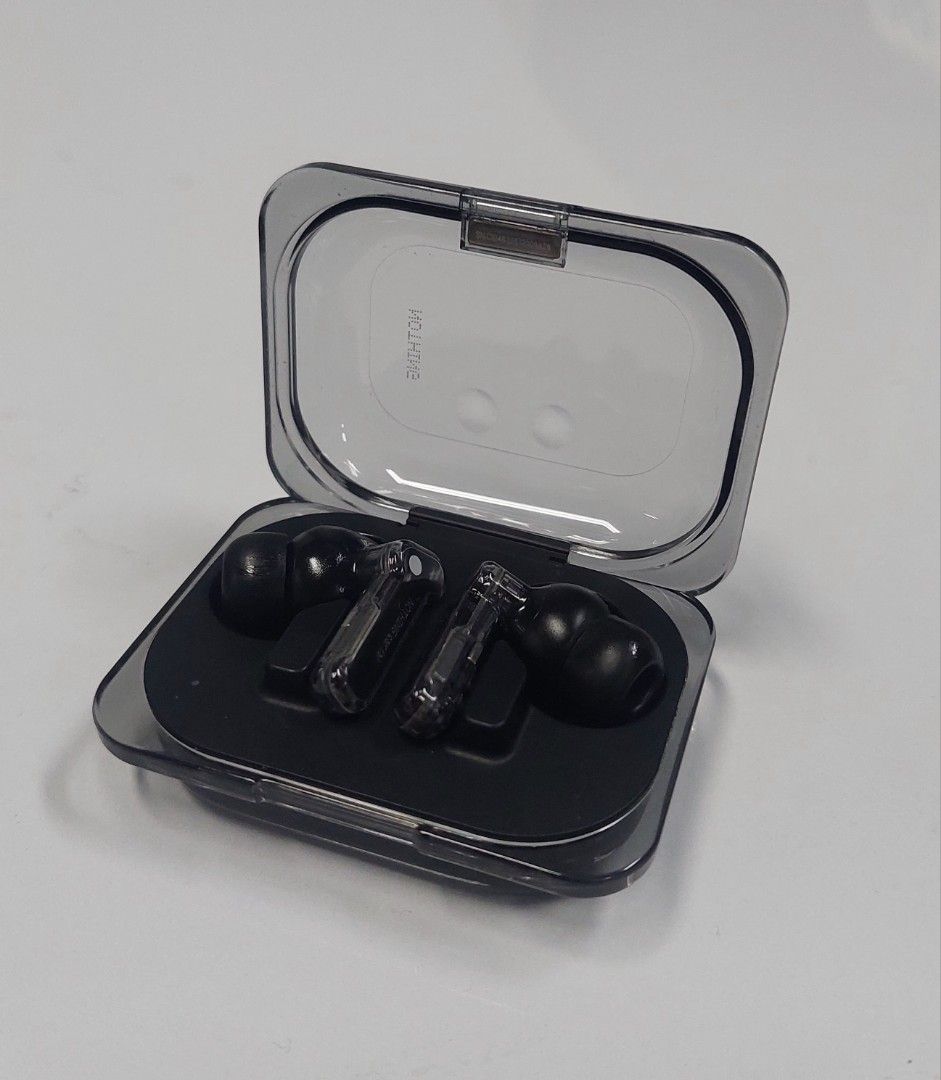 Nothing Ear (a) Black Wireless Earbuds (Category: Earphones) located in Makati City. Submitted by kamotejoe (Listing ID 1471099809, Image 2). Description: Selling Nothing Ear (a) Wireless Earbuds (Black) selling for 2600 Unit only Location Betterliving Parañaque.