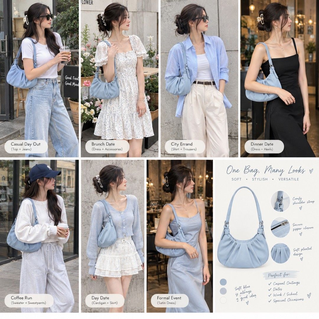 NyuNyu shoulder hand sling bag blue (Category: Shoulder Bags) located in Quezon City. Submitted by niceprelovedstuffsymc (Listing ID 1470936034, Image 2). Description: .