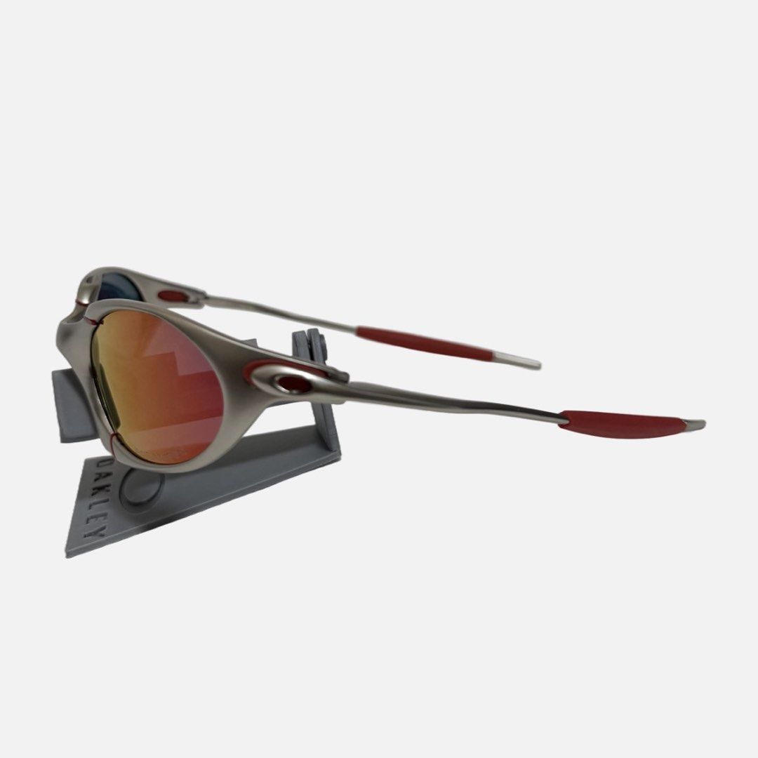 Oakley Romeo X-Metal (Category: Sunglasses & Eyewear) located in Cabuyao City. Submitted by oakmanwun (Listing ID 1470991043, Image 3). Description: Available in Plasma/Ruby & Black Iridium Message us for inquiries.