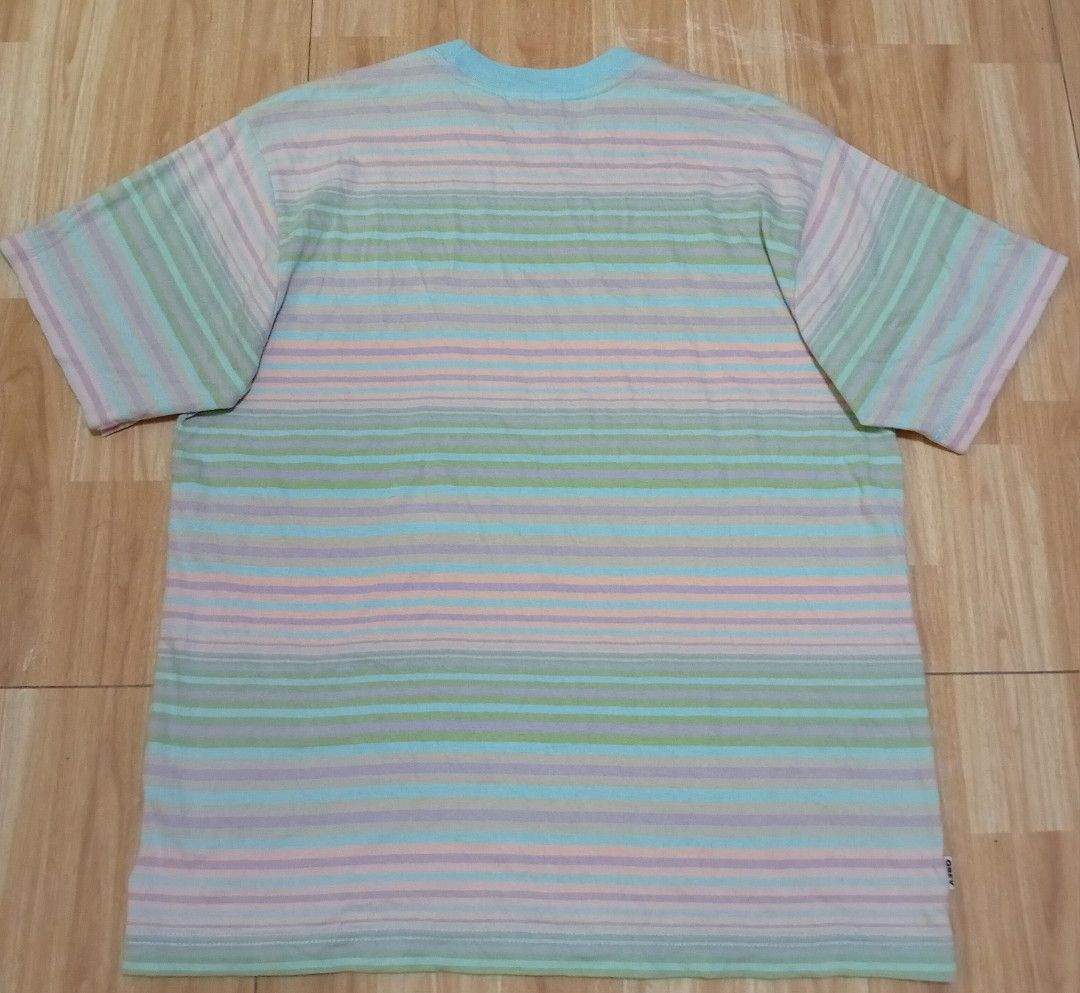 OBEY BREAK SHORT SLEEVE T-SHIRT (Category: Activewear) located in Lingayen. Submitted by prince-cacatian (Listing ID 1471058943, Image 2). Description: Dimes: W20 L26 Good condition No issue Color rate 10-10.