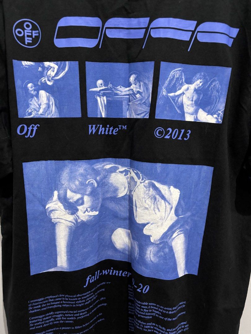 Off-White FW19 Hardcore Caravaggio Shirt (Category: Luxury Apparel) located in Dumaguete. Submitted by dgte.grails (Listing ID 1471038623, Image 3). Description: Off-White FW19 Hardcore Caravaggio Shirt 21 width 28.5 length Good as new! 10/10 2000+sf pm.